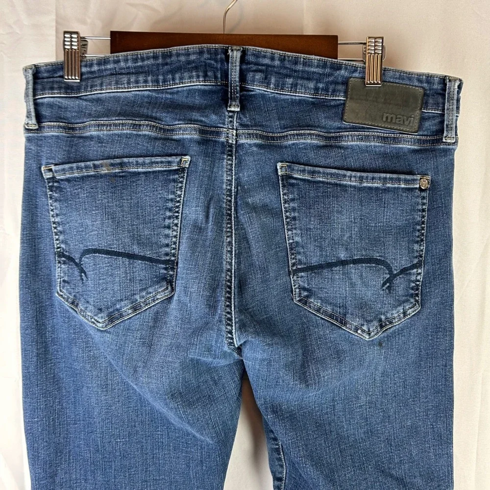 Mavi Jeans Denim Pants Mens 35x31.5 Blue‎ Medium Wash Organic Cotton Stretch